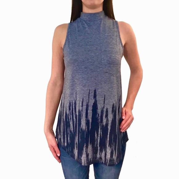 Loveriche Sleeveless Mock Neck Top - Picture 2 of 5